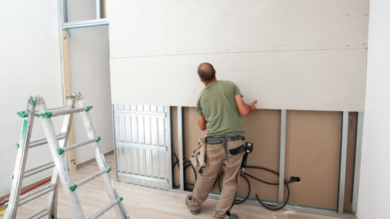 pared de placas de pladur reforma interior espacios Gipuzkoa